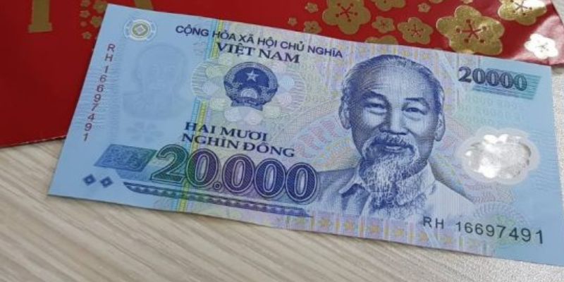 Mơ nhặt được tiền 20 nghìn nên đánh con gì